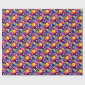 Wondrous-Konstellation Geschenkpapier (Flach)