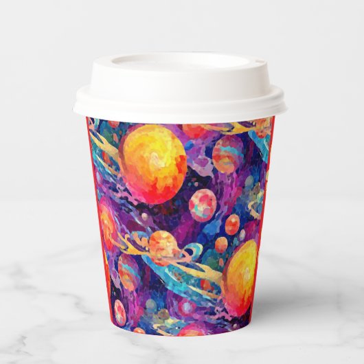 Wondrous-Konstellation Pappbecher (Vorderseite)