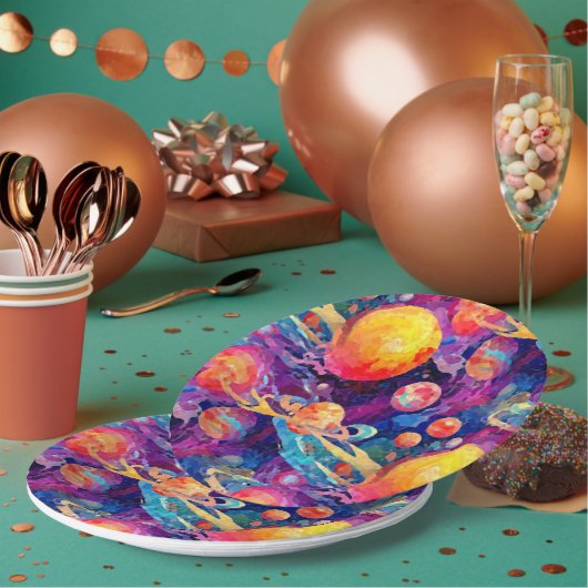 Wondrous-Konstellation Pappteller (Multi)