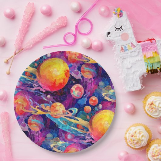 Wondrous-Konstellation Pappteller (Party)