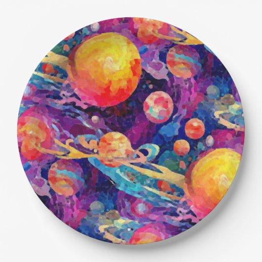 Wondrous-Konstellation Pappteller (Vorderseite)