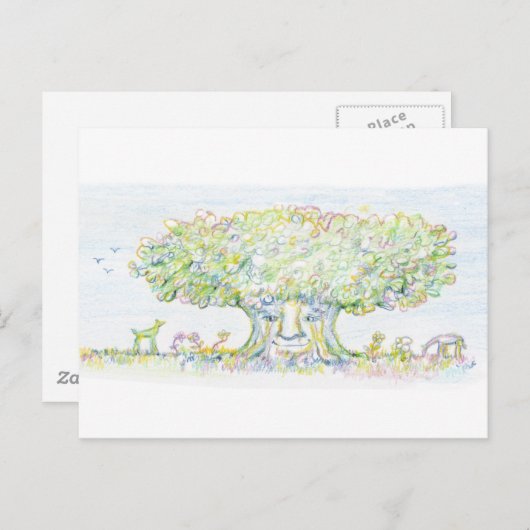 Wondrous Tree Postkarte (Vorne/Hinten)