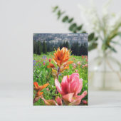 Wondrous-Wildblumen (6) Postkarte (Stehend Vorderseite)