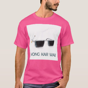 Wong Kar Wai Sonnenbrille und Zigaretten T-Shirt