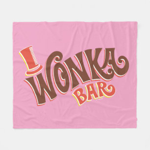 Wonka-Bar-Logo Fleecedecke