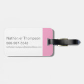 Wonka-Bar-Logo Gepäckanhänger (Rückseite horizontal)