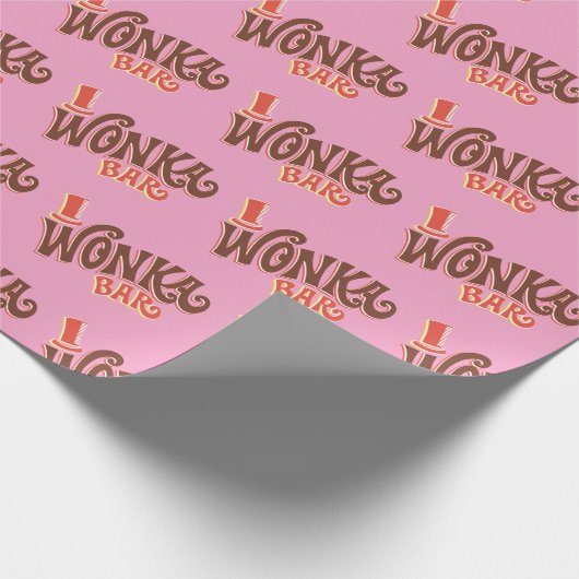 Wonka-Bar-Logo Geschenkpapier (Ecke)