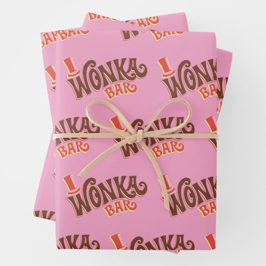Wonka-Bar-Logo Geschenkpapier Set (Beispiel)
