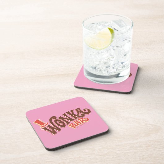 Wonka-Bar-Logo Getränkeuntersetzer (Rechte Seite)