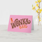 Wonka-Bar-Logo Karte (Gelbe Blume)