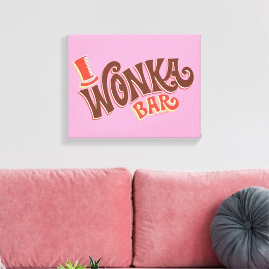 Wonka-Bar-Logo Leinwanddruck (Insitu (Wohnzimmer))