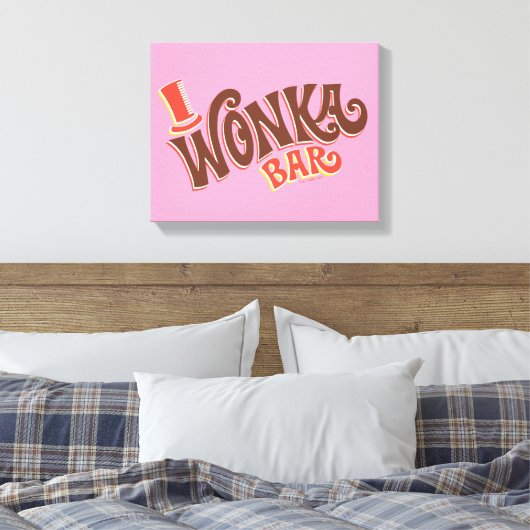 Wonka-Bar-Logo Leinwanddruck (Insitu (Schlafzimmer))