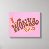 Wonka-Bar-Logo Leinwanddruck (Vorderseite)