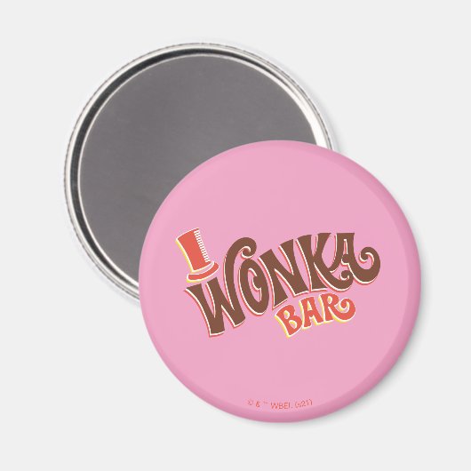 Wonka-Bar-Logo Magnet (Vorderseite/Rückseite)