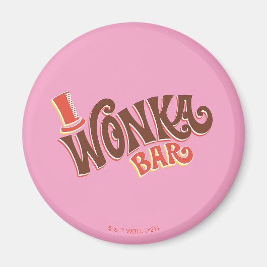 Wonka-Bar-Logo Magnet (Vorne)