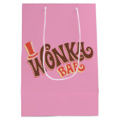 Wonka-Bar-Logo Mittlere Geschenktüte (Rückseite)