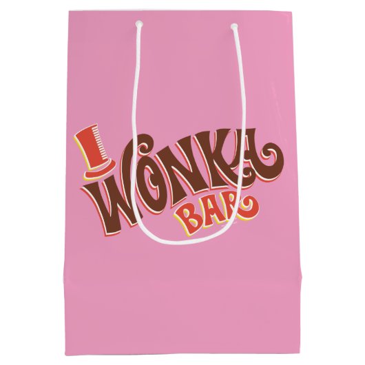 Wonka-Bar-Logo Mittlere Geschenktüte (Rückseite)