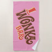 Wonka-Bar-Logo Strandtuch (Vorderseite)