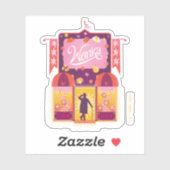 Wonka Candy Store Grafik Aufkleber (Blatt)