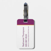 Wonka Candy Store Grafik Gepäckanhänger (Rückseite vertikal)