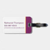 Wonka Candy Store Grafik Gepäckanhänger (Rückseite horizontal)