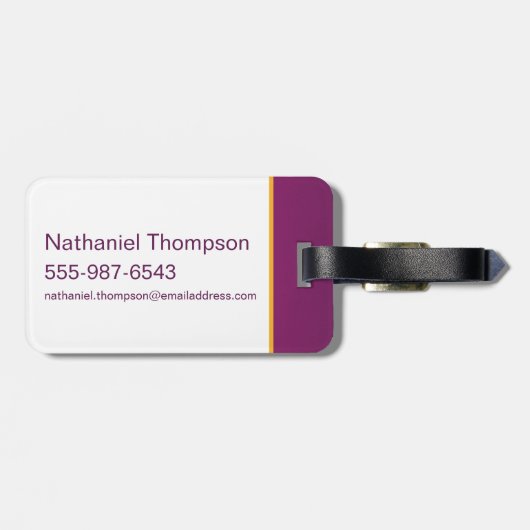 Wonka Candy Store Grafik Gepäckanhänger (Rückseite horizontal)