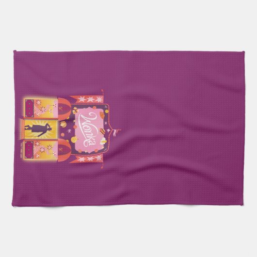 Wonka Candy Store Grafik Geschirrtuch (Horizontal)