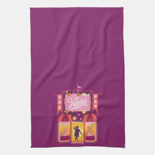 Wonka Candy Store Grafik Geschirrtuch (Vertikal)