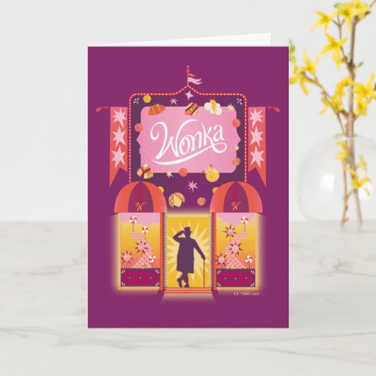 Wonka Candy Store Grafik Karte (Gelbe Blume)