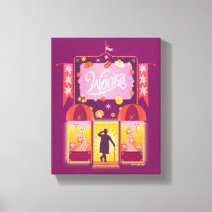 Wonka Candy Store Grafik Leinwanddruck