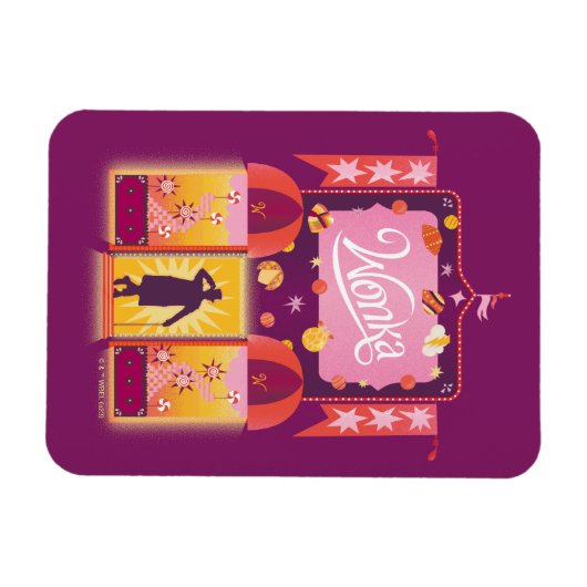 Wonka Candy Store Grafik Magnet (Horizontal)