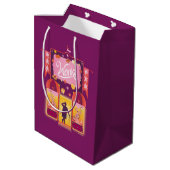 Wonka Candy Store Grafik Mittlere Geschenktüte (Rückseite Schrägansicht)