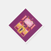 Wonka Candy Store Grafik Serviette (Ecke)