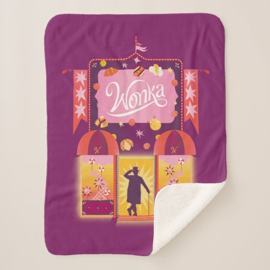 Wonka Candy Store Grafik Sherpadecke (Vorderseite)