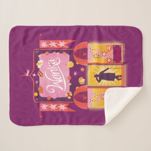 Wonka Candy Store Grafik Sherpadecke (Vorderseite (Horizontal))