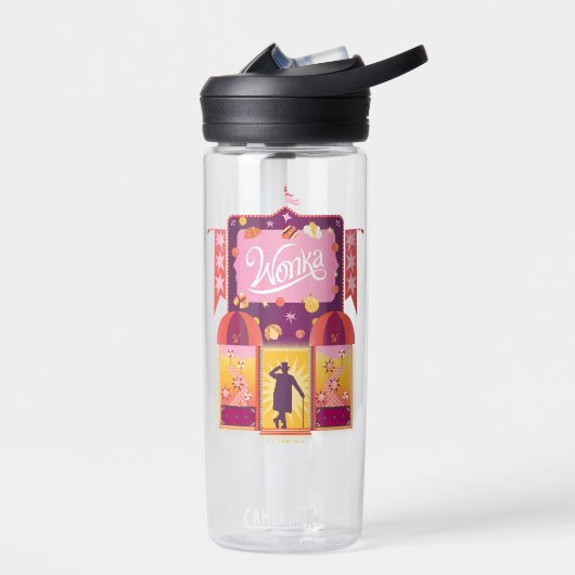 Wonka Candy Store Grafik Trinkflasche (Links)