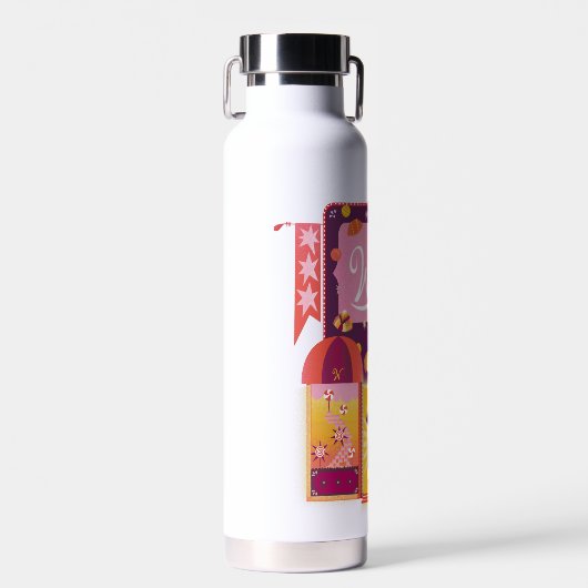 Wonka Candy Store Grafik Trinkflasche (Vorne)