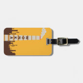 Wonka Factory Silhouette Gepäckanhänger (Vorderseite horizontal)