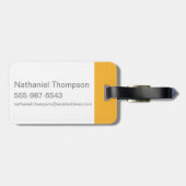 Wonka Factory Silhouette Gepäckanhänger (Rückseite horizontal)