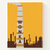 Wonka Factory Silhouette Notizblock (Rückseite)
