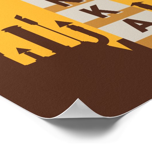 Wonka Factory Silhouette Poster (Ecke)