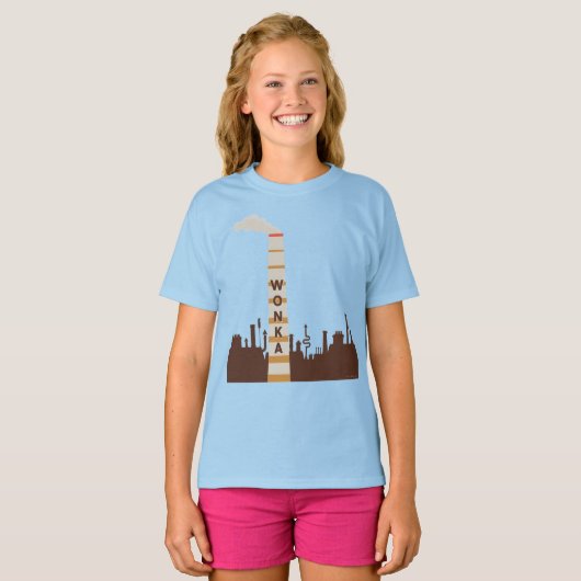 Wonka Factory Silhouette T-Shirt (Vorne ganz)