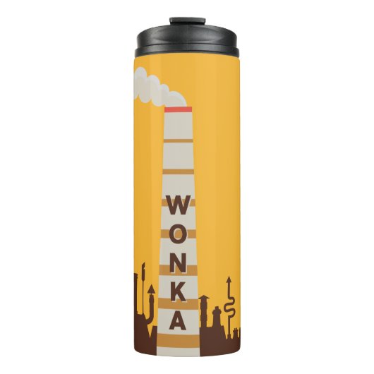 Wonka Factory Silhouette Thermosbecher (Vorderseite)