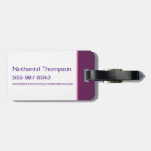 Wonka "Lass ihnen nie deine Träume!" Gepäckanhänger (Rückseite horizontal)