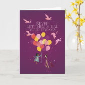 Wonka "Lass ihnen nie deine Träume!" Karte (Gelbe Blume)