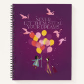 Wonka "Lass ihnen nie deine Träume!" Notizblock (Vorderseite)