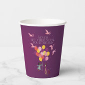 Wonka "Lass ihnen nie deine Träume!" Pappbecher (Rückseite)