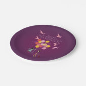 Wonka "Lass ihnen nie deine Träume!" Pappteller (Schrägansicht)