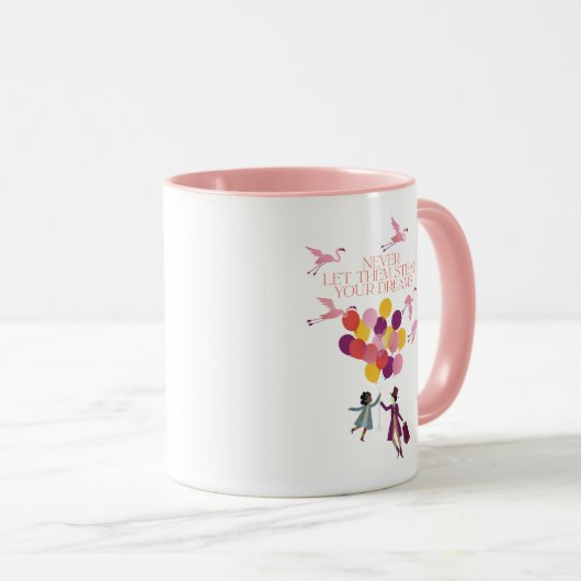 Wonka "Lass ihnen nie deine Träume!" Tasse (VorderseiteRechts)