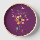 Wonka "Lass ihnen nie deine Träume!" Uhr (Vorderseite)